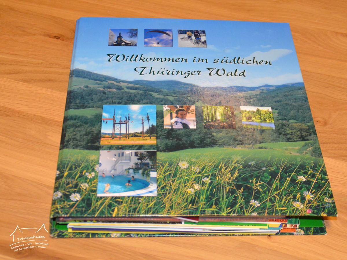 Die Triniushuette "Thueringens Schoenste Aussicht" Rauenstein Kültér fotó
