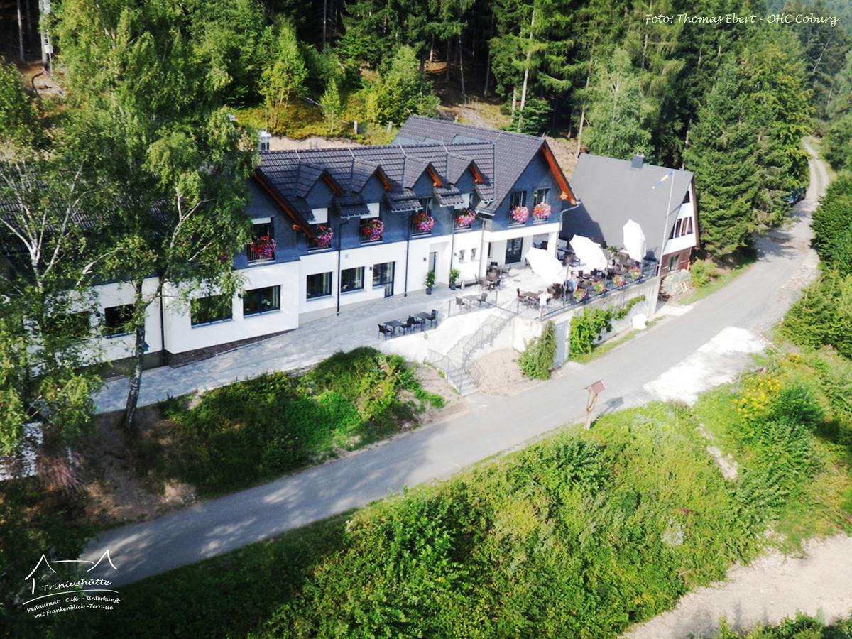 Die Triniushuette "Thueringens Schoenste Aussicht" Rauenstein Kültér fotó